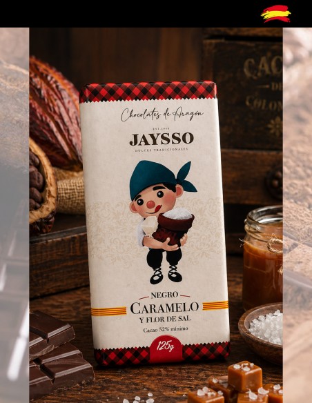 Chocolate Negro caramelo sal portada