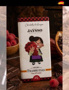 Enrobage de framboises au chocolat noir