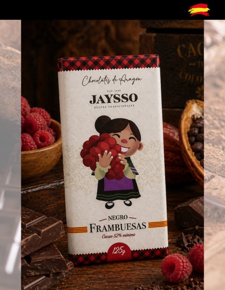 Enrobage de framboises au chocolat noir