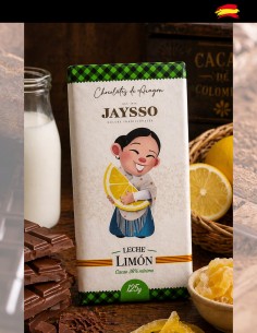 Couverture en chocolat au lait et citron confit