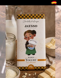 Chocolat blanc enrobé de yaourt