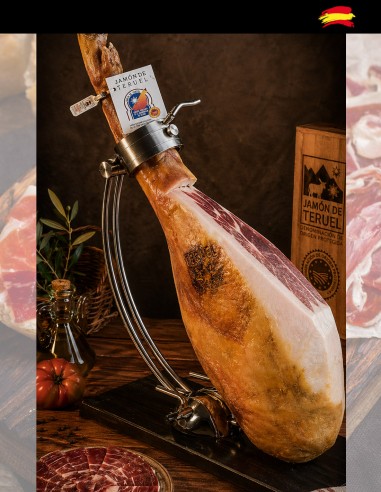 Whole Teruel PDO Ham with Shank 7.5-8kg