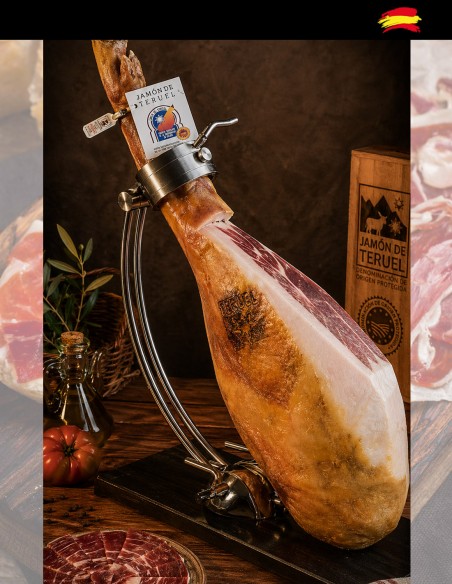 Jambon entier de Teruel AOP avec jarret 7,5-8 kg