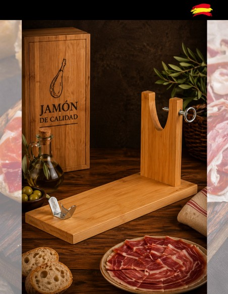Wooden Ham Holder for Ham with Leg