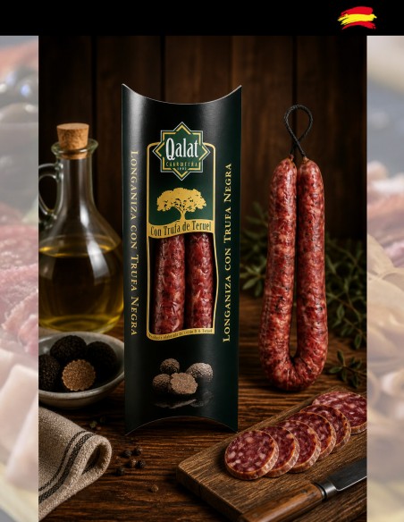 Coffret gourmet de saucisses truffées Qalat