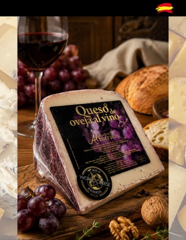 Wedge of Cheese with Albarracín Wine