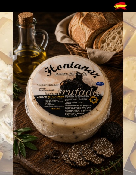 Queso trufado hontanar