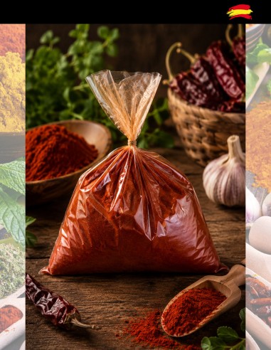 Bag of sweet and sour paprika from La Vera
