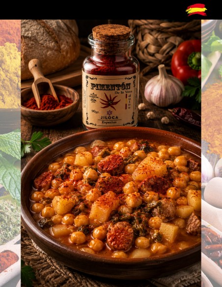 potaje de garbanzos con pimenton