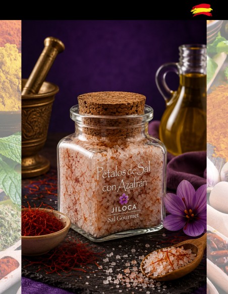 Salt Petals with Saffron from Jiloca