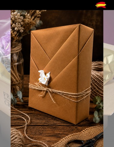 Emballages haut de gamme pour fleurs et raphia